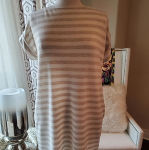 Stripe pullover dress